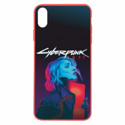 Чохол для iPhone X/Xs Cyberpunk Girl Portrait - PrintSalon