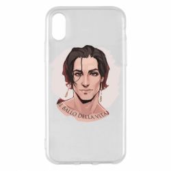 Чехол для iPhone X/Xs Damiano David  portrait - PrintSalon