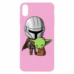 Чехол для iPhone X/Xs Din Djarin And The Child - PrintSalon