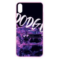 Чохол для iPhone X/Xs Dodge Art neon - PrintSalon
