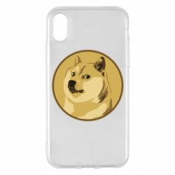 Чехол для iPhone X/Xs Dogecoin - PrintSalon