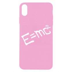 Чехол для iPhone X/Xs E=mc2 - PrintSalon