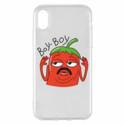 Чехол для iPhone X/Xs Эдисон Перец Воу-Воу - PrintSalon