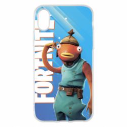 Чехол для iPhone X/Xs Fishstick And Fortnite Logo