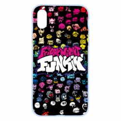 Чехол для iPhone X/Xs FnF Icons - PrintSalon