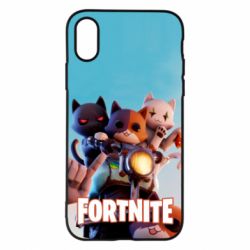 Чехол для iPhone X/Xs Fortnite Meowscles Kit