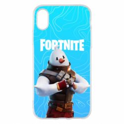 Чехол для iPhone X/Xs Fortnite Snowman - PrintSalon