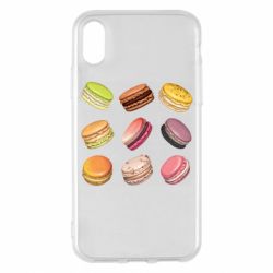 Чехол для iPhone X/Xs Французский макарун - PrintSalon