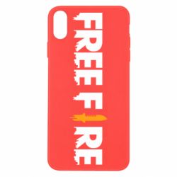 Чохол для iPhone X/Xs Free Fire logo - PrintSalon