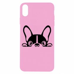 Чехол для iPhone X/Xs French Bulldog Puppy - PrintSalon