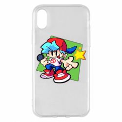 Чехол для iPhone X/Xs Friday Night Funkin Star - PrintSalon