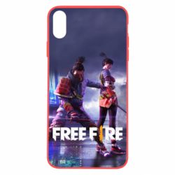 Чехол для iPhone X/Xs Garena Free Fire Samurai Team - PrintSalon