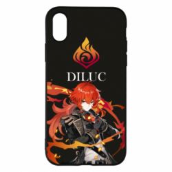 Чохол для iPhone X/Xs Genshin Impact Diluc - PrintSalon