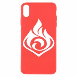 Чехол для iPhone X/Xs Genshin Impact Pyro - PrintSalon
