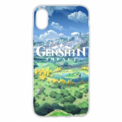 Чохол для iPhone X/Xs Genshin Impact World - PrintSalon