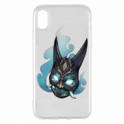 Чехол для iPhone X/Xs Genshin Impact Xiao's mask - PrintSalon