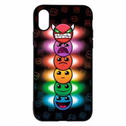 Чохол для iPhone X/Xs Geometry Dash Levels - PrintSalon