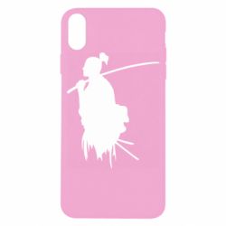 Чехол для iPhone X/Xs Ghost Of Tsushima Silhouette - PrintSalon