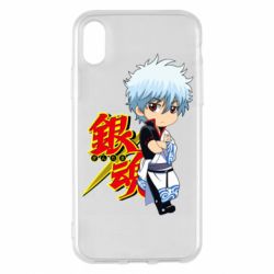Чехол для iPhone X/Xs Гинтама Мальчик - PrintSalon