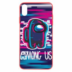 Чехол для iPhone X/Xs Glitch Among Us