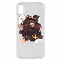Чохол для iPhone X/Xs Halloween Impact Hu Tao - PrintSalon