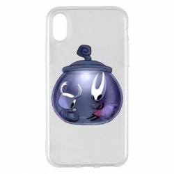 Чехол для iPhone X/Xs Hollow Knight  and Hornet - PrintSalon