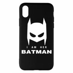 Чехол для iPhone X/Xs I Am Her Batman - PrintSalon
