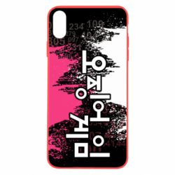 Чохол для iPhone X/Xs Гра в Кальмара бризки - PrintSalon