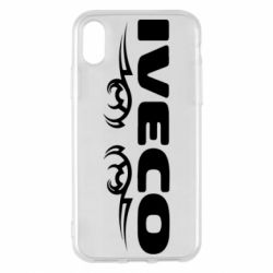 Чехол для iPhone X/Xs Iveco Logo Art - PrintSalon