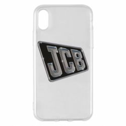 Чехол для iPhone X/Xs JCB cool logo - PrintSalon