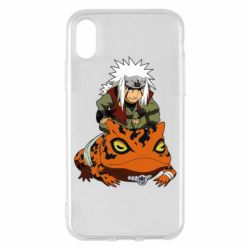 Чохол для iPhone X/Xs Jiraiya and Gamabunta - PrintSalon