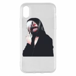 Чехол для iPhone X/Xs Kaneki Portrait - PrintSalon
