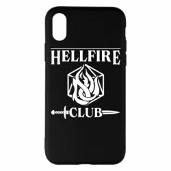 Чехол для iPhone X/Xs Клуб Адского Огня - PrintSalon