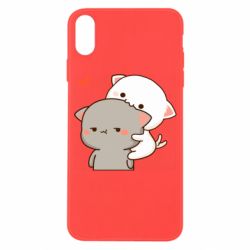 Чехол для iPhone X/Xs Котики кохання - PrintSalon