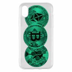 Чехол для iPhone X/Xs Криптовалюта - PrintSalon