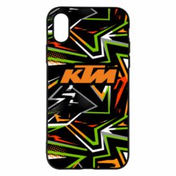 Чохол для iPhone X/Xs KTM orange logo - PrintSalon