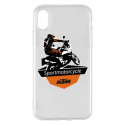 Чехол для iPhone X/Xs KTM Sportmotorcycle Art - PrintSalon