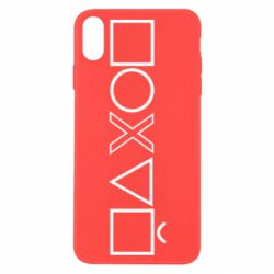 Чехол для iPhone X/Xs Квадрат круг икс треугольник квадрат - PrintSalon