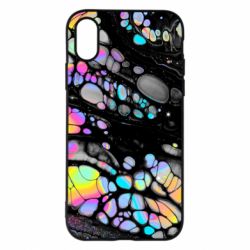Чохол для iPhone X/Xs liquid spots - PrintSalon