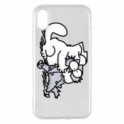 Чохол для iPhone X/Xs Любов котів - PrintSalon