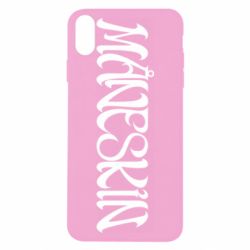 Чохол для iPhone X/Xs Måneskin logo art - PrintSalon