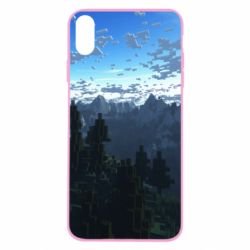 Чехол для iPhone X/Xs Minecraft nature