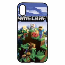 Чохол для iPhone X/Xs Minecraft Starter - PrintSalon