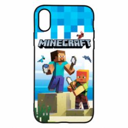 Чехол для iPhone X/Xs Minecraft summer - PrintSalon