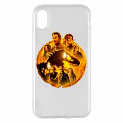 Чехол для iPhone X/Xs Мир Юрского Периода Доминион - PrintSalon