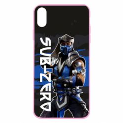 Чехол для iPhone X/Xs Mortal Kombat  Sub-Zero