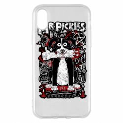 Чехол для iPhone X/Xs Mr pickles the dog - PrintSalon