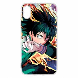 Чехол для iPhone X/Xs My hero academy Izuku Midoriya