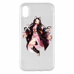 Чохол для iPhone X/Xs Nezuko cat - PrintSalon