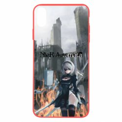Чехол для iPhone X/Xs Nier Automata 2B - PrintSalon